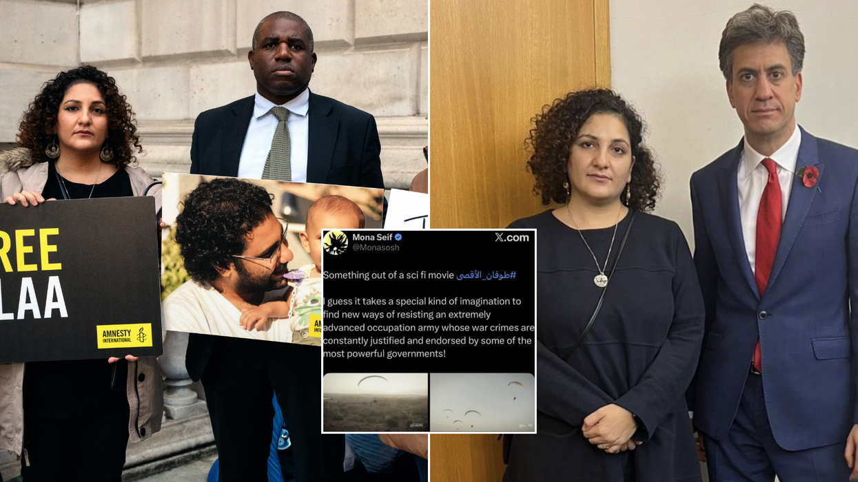 Labour ministers spark outrage after posing for photos with 'extremist's sister' who denounced calls for Hamas to end violence