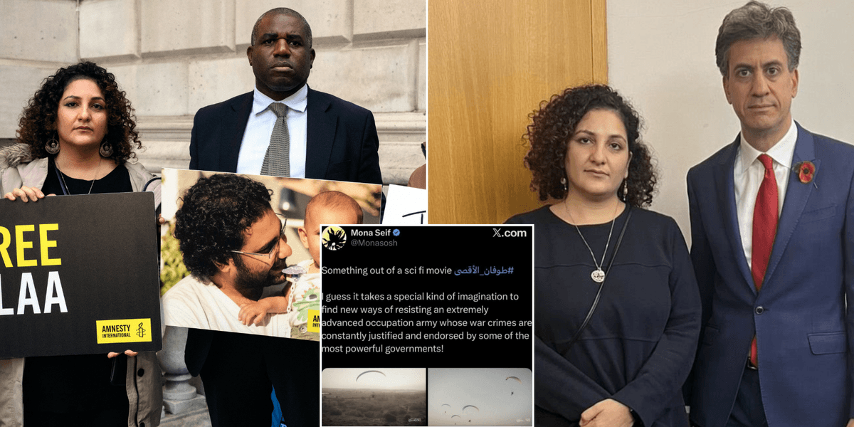 Labour ministers spark outrage for posing for photos with ‘extremist’s sister’ who denounced calls for Hamas to end violence Labour ministers spark outrage for posing for photos with ‘extremist’s sister’ who denounced calls for Hamas to end violence