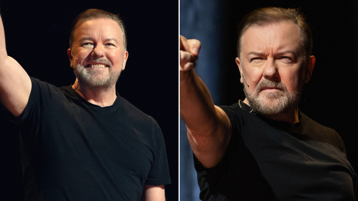 Ricky Gervais brilliantly fires back as he's accused of 'whining about being cancelled' in new stand-up special