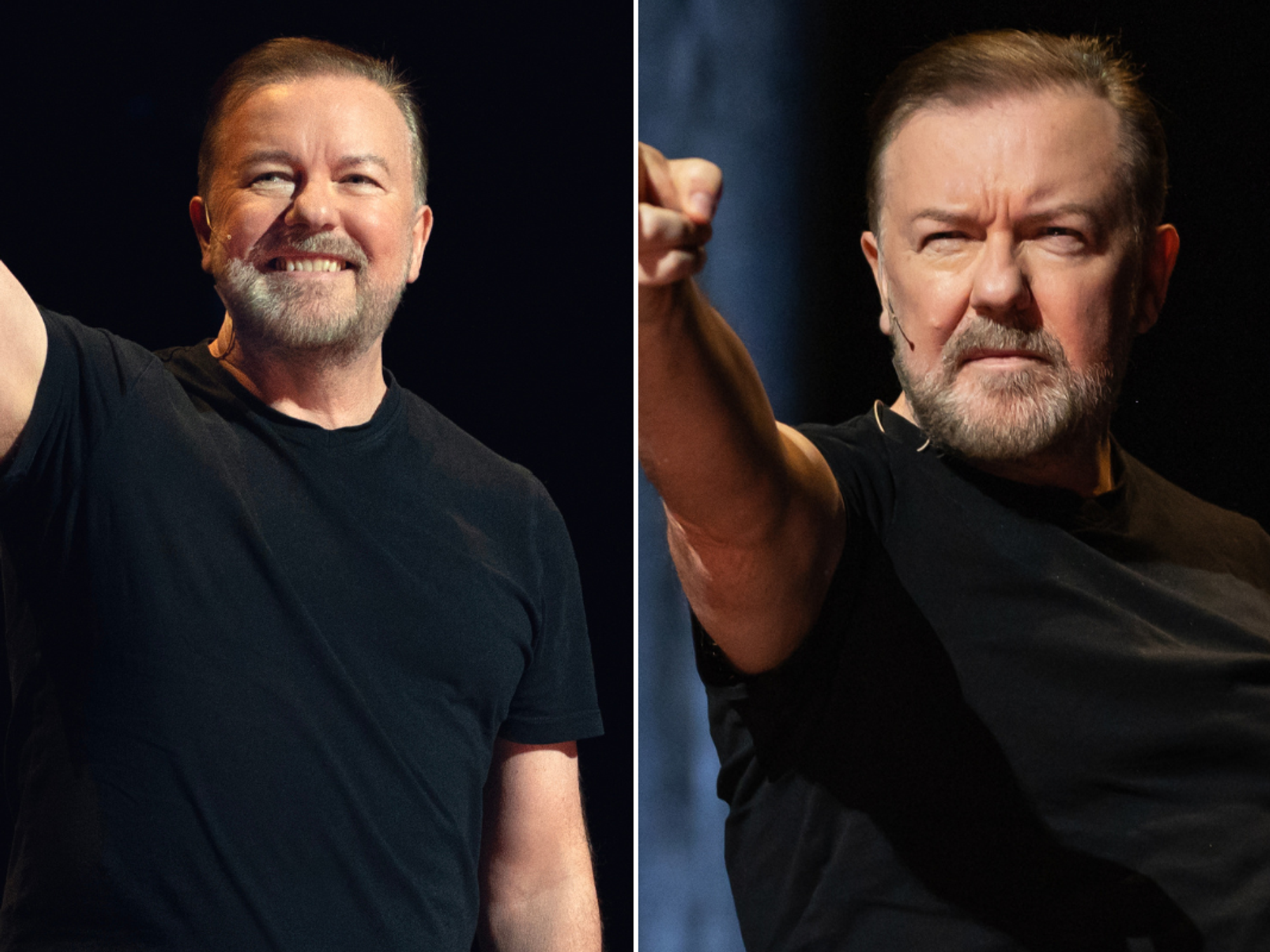 Ricky Gervais brilliantly fires back as he's accused of 'whining about being cancelled' in new st...