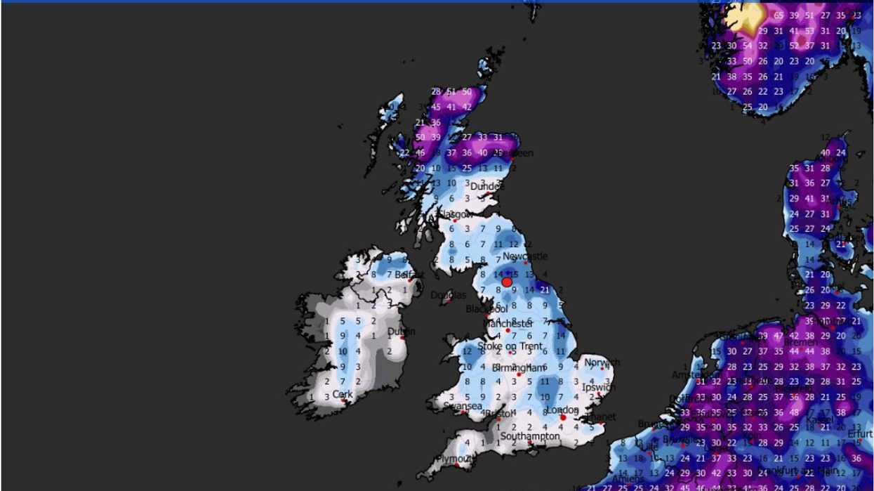 UK weather: 'Coldest blast for a year' threatens to bury parts of Britain under a foot of snow as sub-zero polar gales swoop in