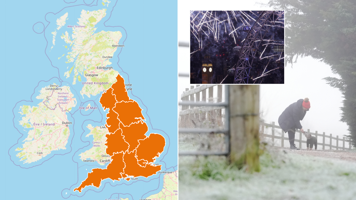 Rare amber cold health alert issued across ALL England as snow and ice warnings in force in 2026