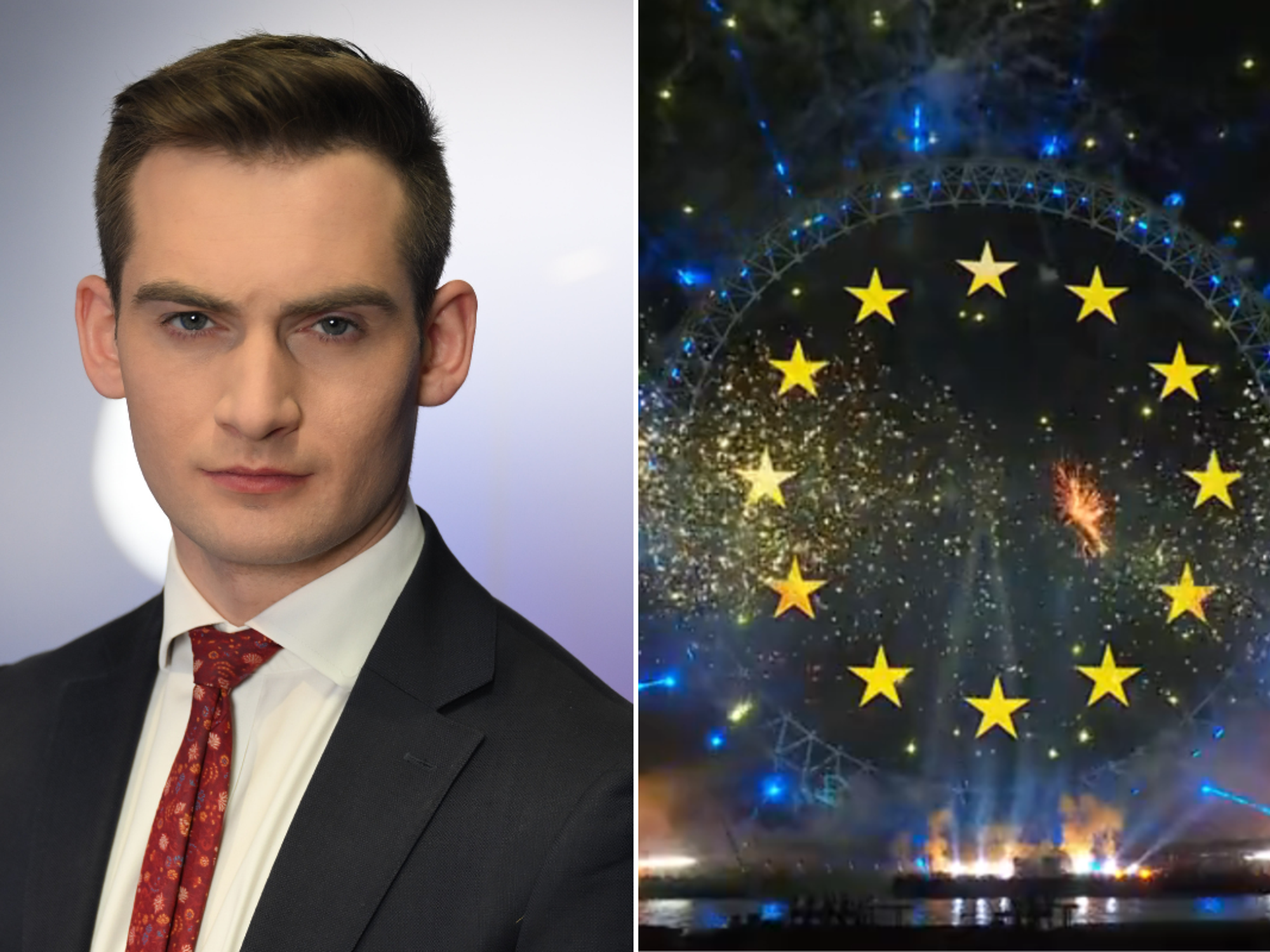 Tom Harwood rips into Sadiq Khan's London fireworks display over EU symbolism: 'Foreign flag befo...