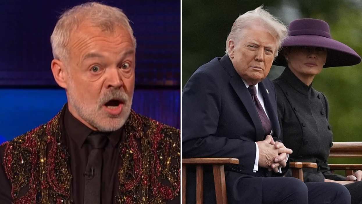 Graham Norton mocks Donald Trump moments into BBC NYE special as he delivers brutal Melania remark amid $10bn legal row