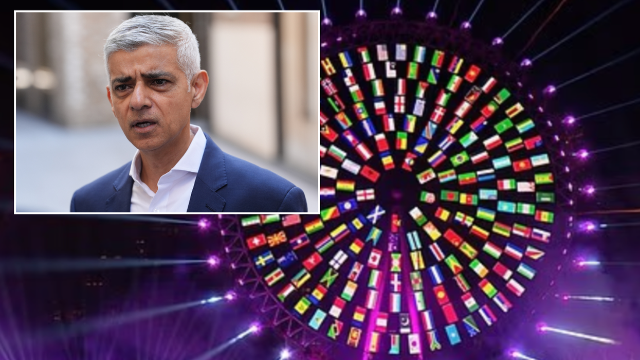 Sadiq Khan forced to defend New Year London fireworks after being accused online of REMOVING Star of David from Israeli flag