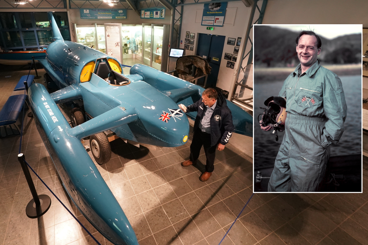Iconic Bluebird hydroplane RETURNS to waters 60 years after fatal crash during record attempt