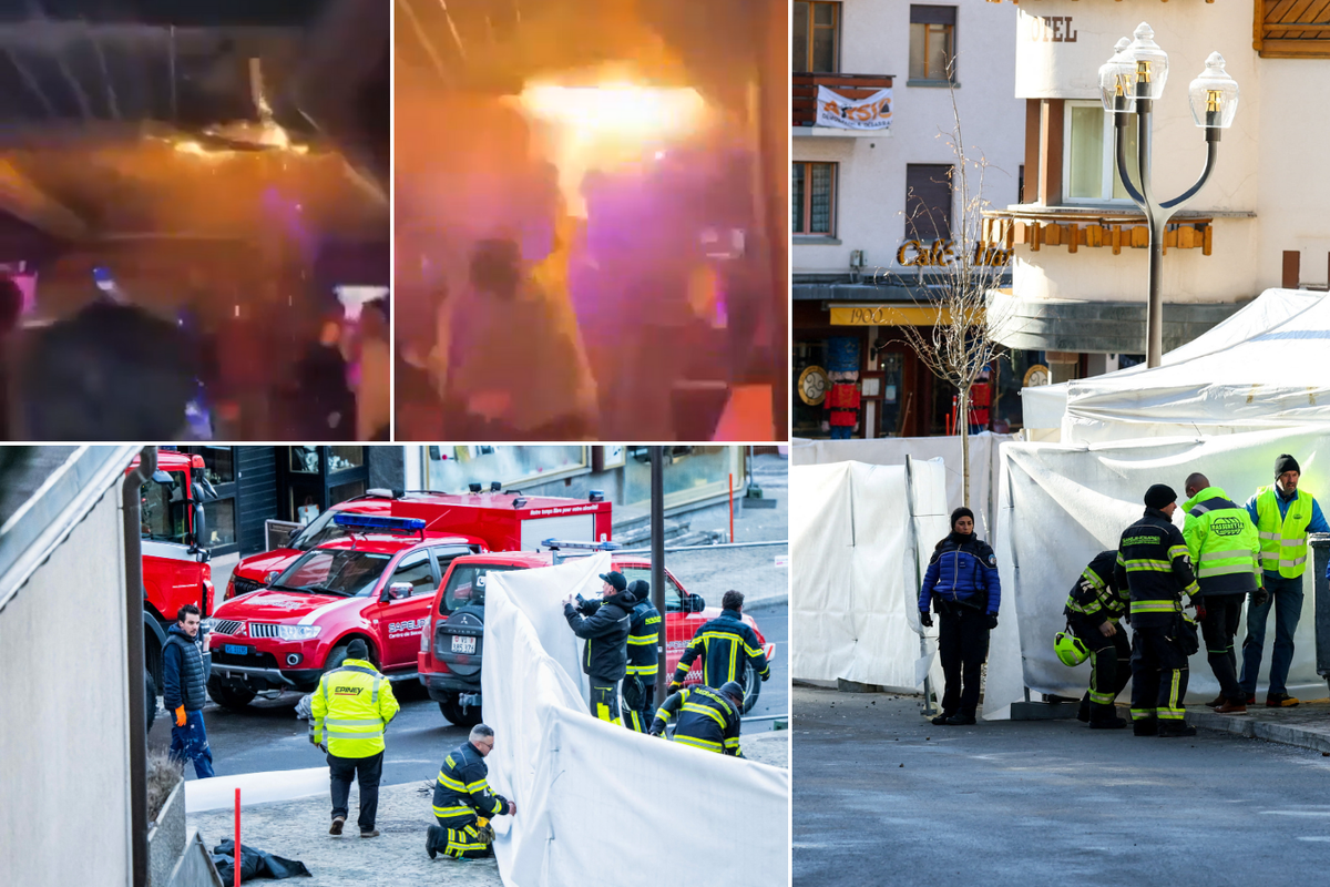 Parents in desperate search for missing children after Swiss bar tragedy - as new clip shows moment fire began
