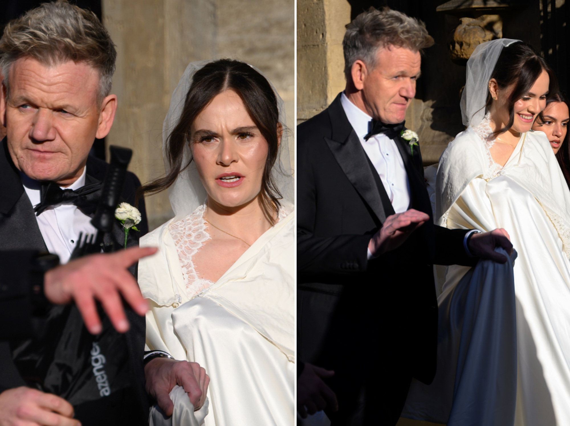 Holly Ramsay defends father Gordon's wedding day speech amid Peaty family feud as she speaks out ...
