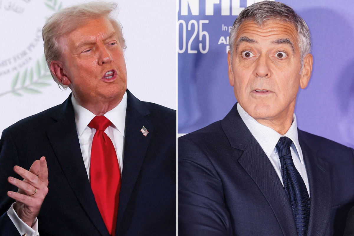 George Clooney fires back at Donald Trump after President slammed actor for quitting USA for France: 'We have to!'