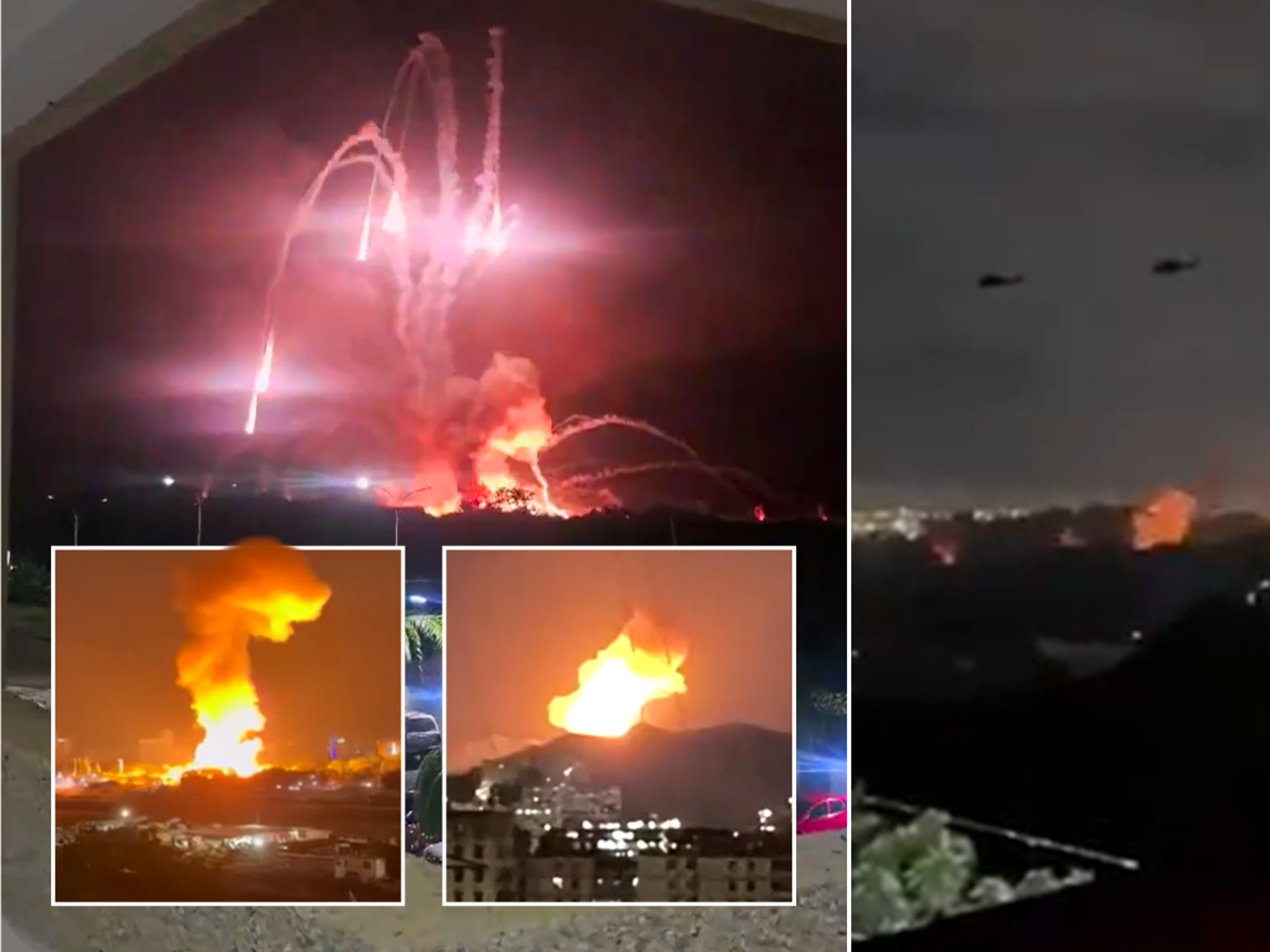 Donald Trump carries out airstrikes on Venezuela as capital city rocked by massive explosions