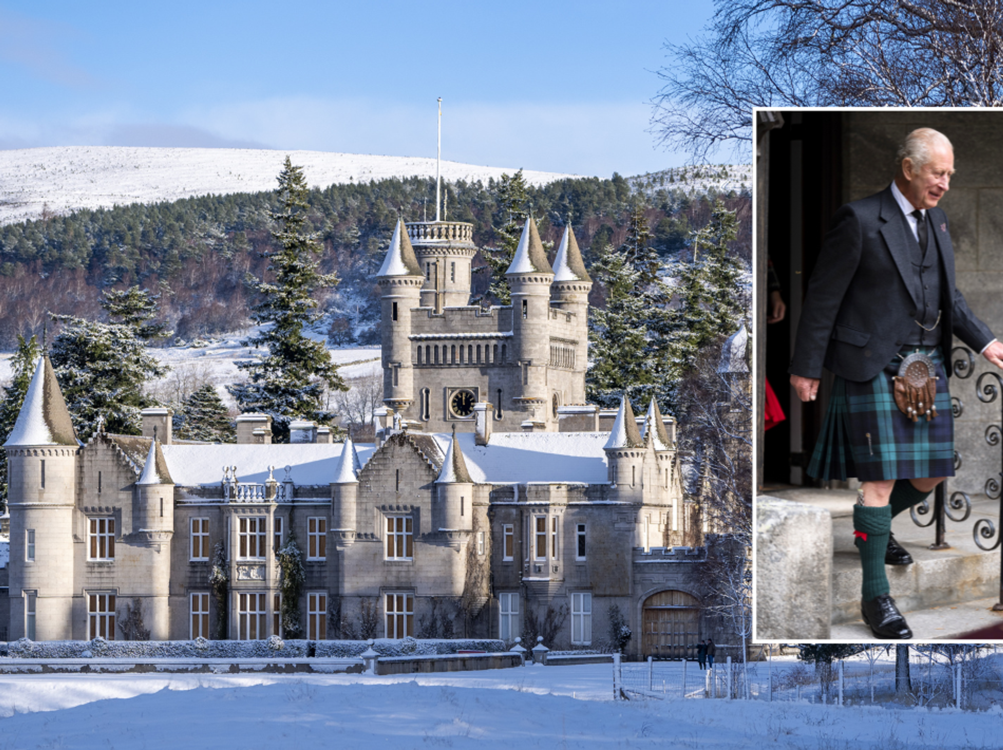 King Charles's royal residence forced to close as Scotland battered by snow