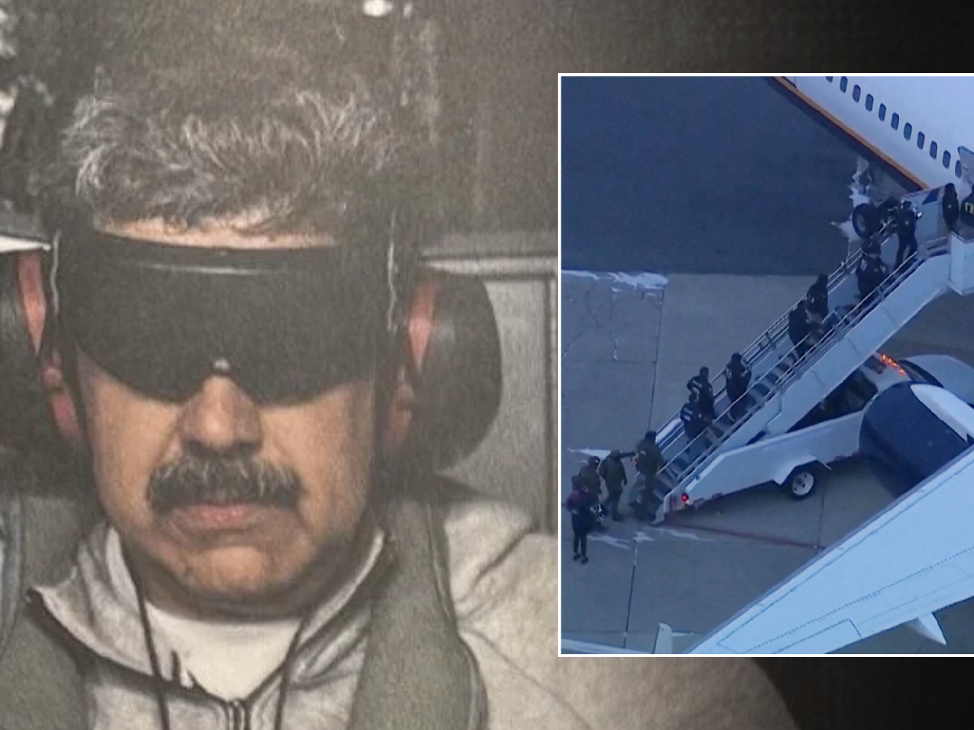 Captured Nicolas Maduro arrives in New York as Donald Trump prepares to RUN Venezuela