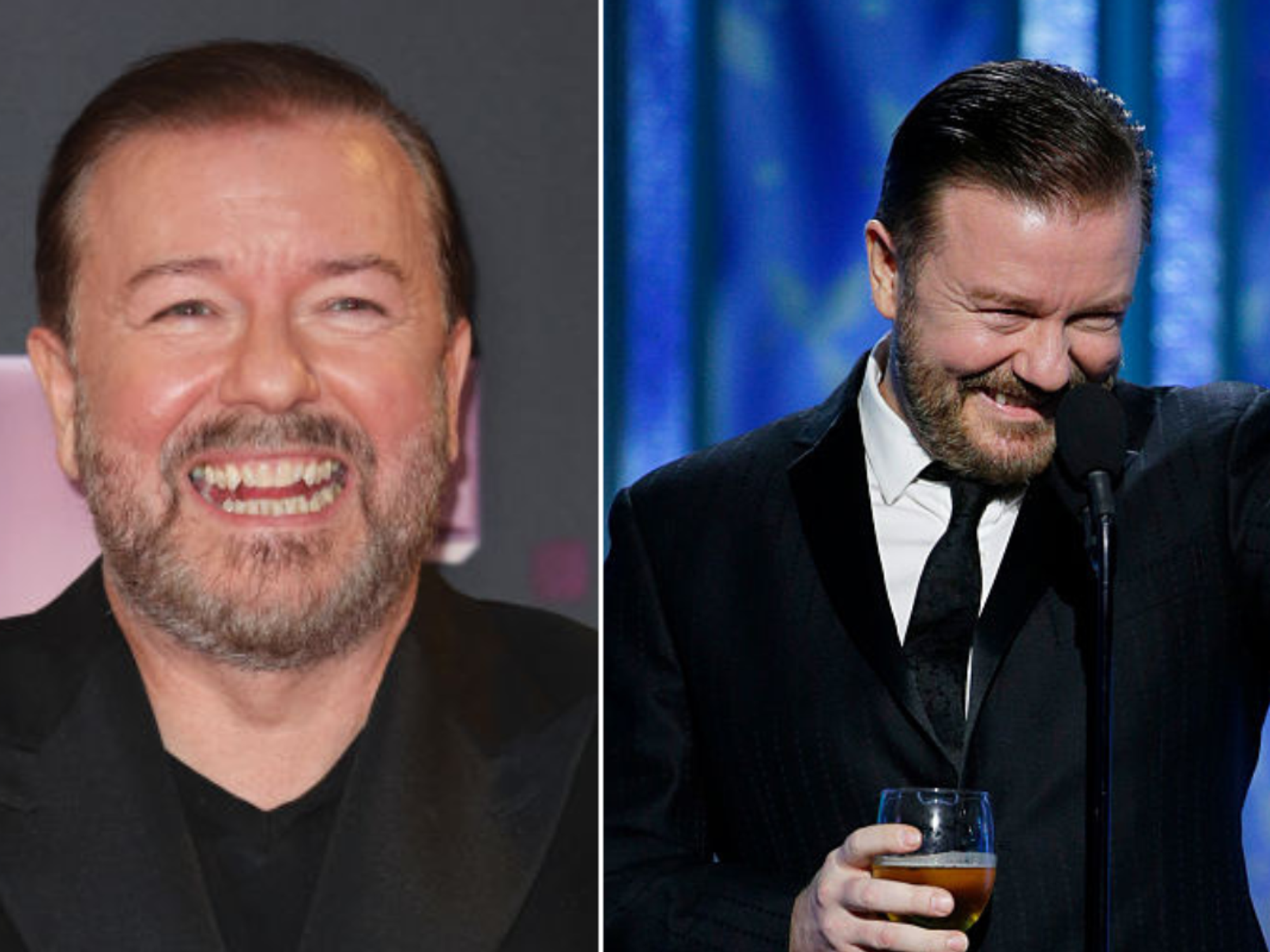 Ricky Gervais slaps away backlash to 'trans' and 'fat-shaming' jokes as he fires back at BBC host...