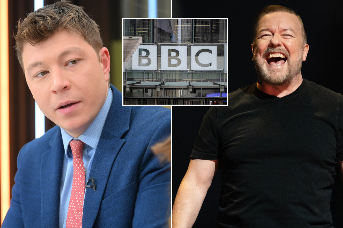 Patrick Christys applauds Ricky Gervais for exposing 'humourless BBC lefties' with un-PC interview response amid trans jokes controversy