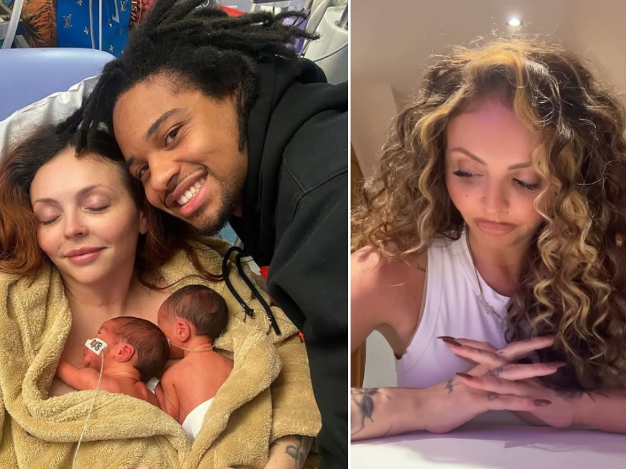Jesy Nelson's partner Zion breaks silence on twins' health diagnosis after Little Mix star shares...