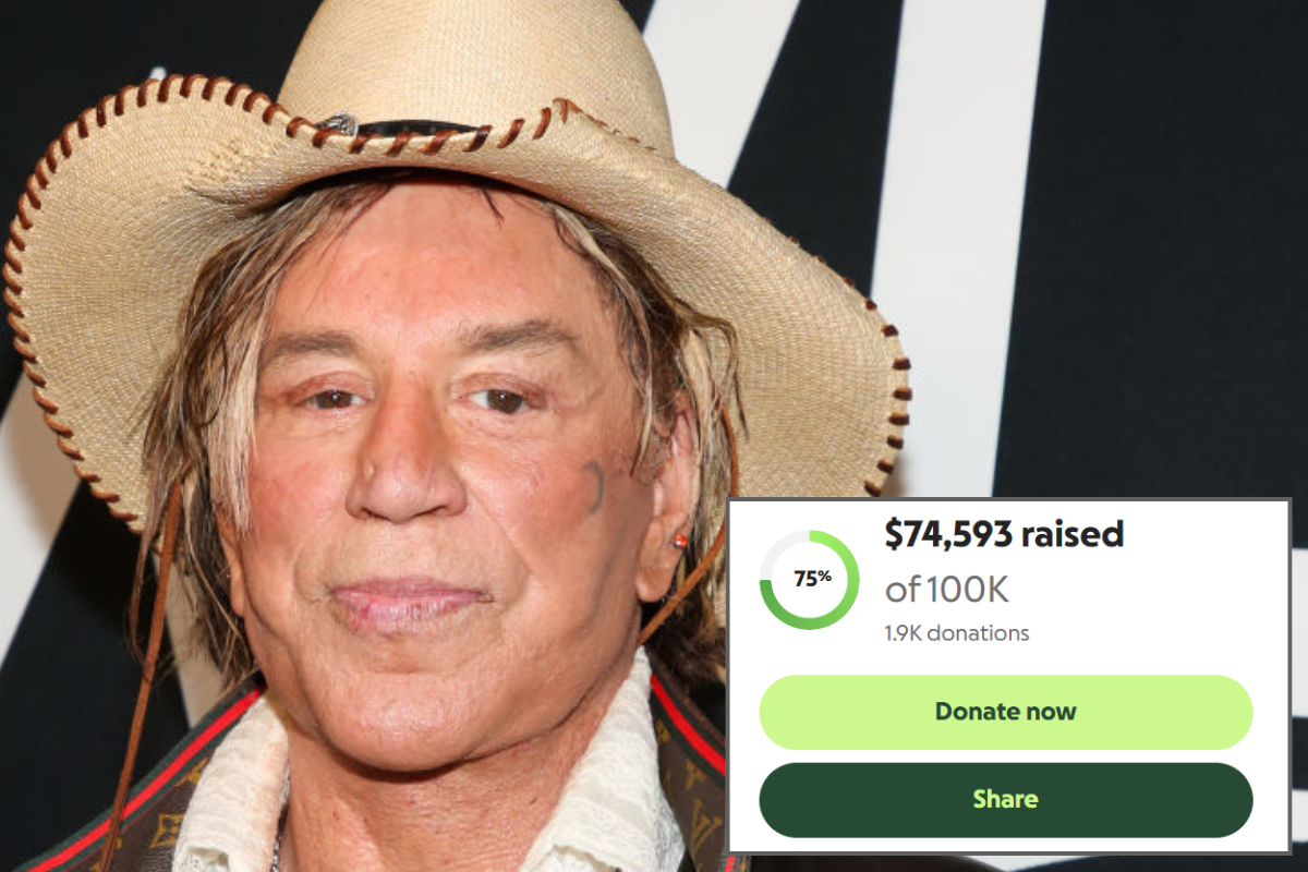 Mickey Rourke criticised over GoFundMe plea to cover LA rent: 'Money that could feed thousands!'