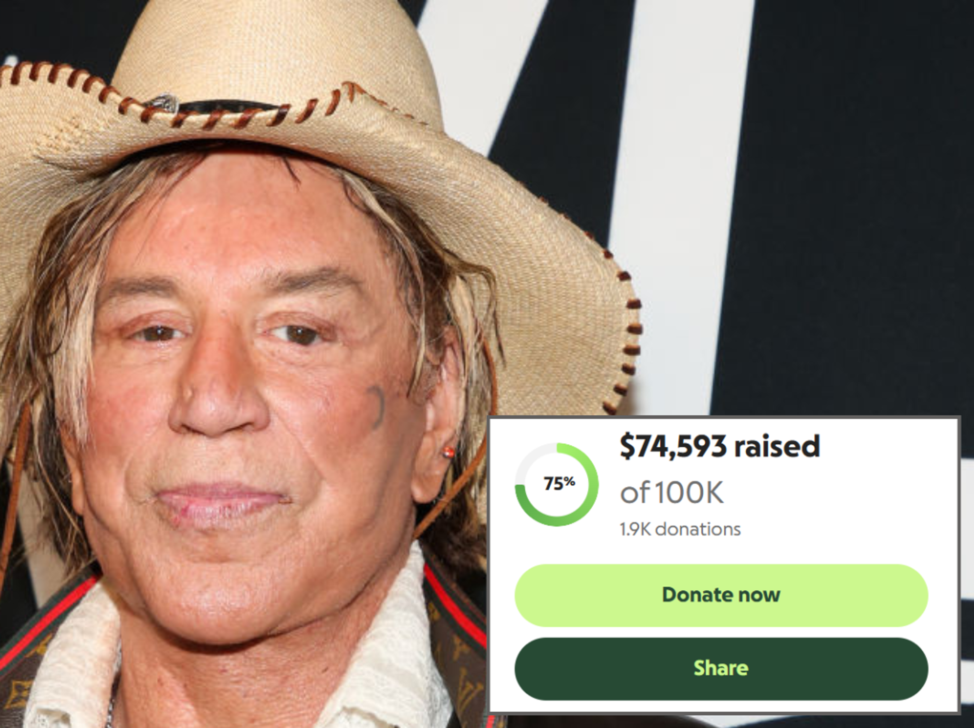Mickey Rourke criticised over GoFundMe plea to cover LA rent: 'Money that could feed thousands!'