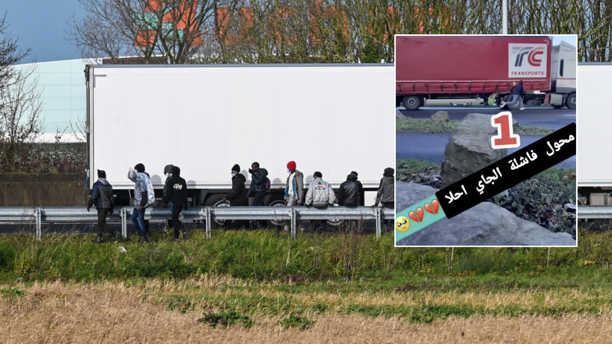 Migrants in France share social media video tutorial on how to smuggle into Britain