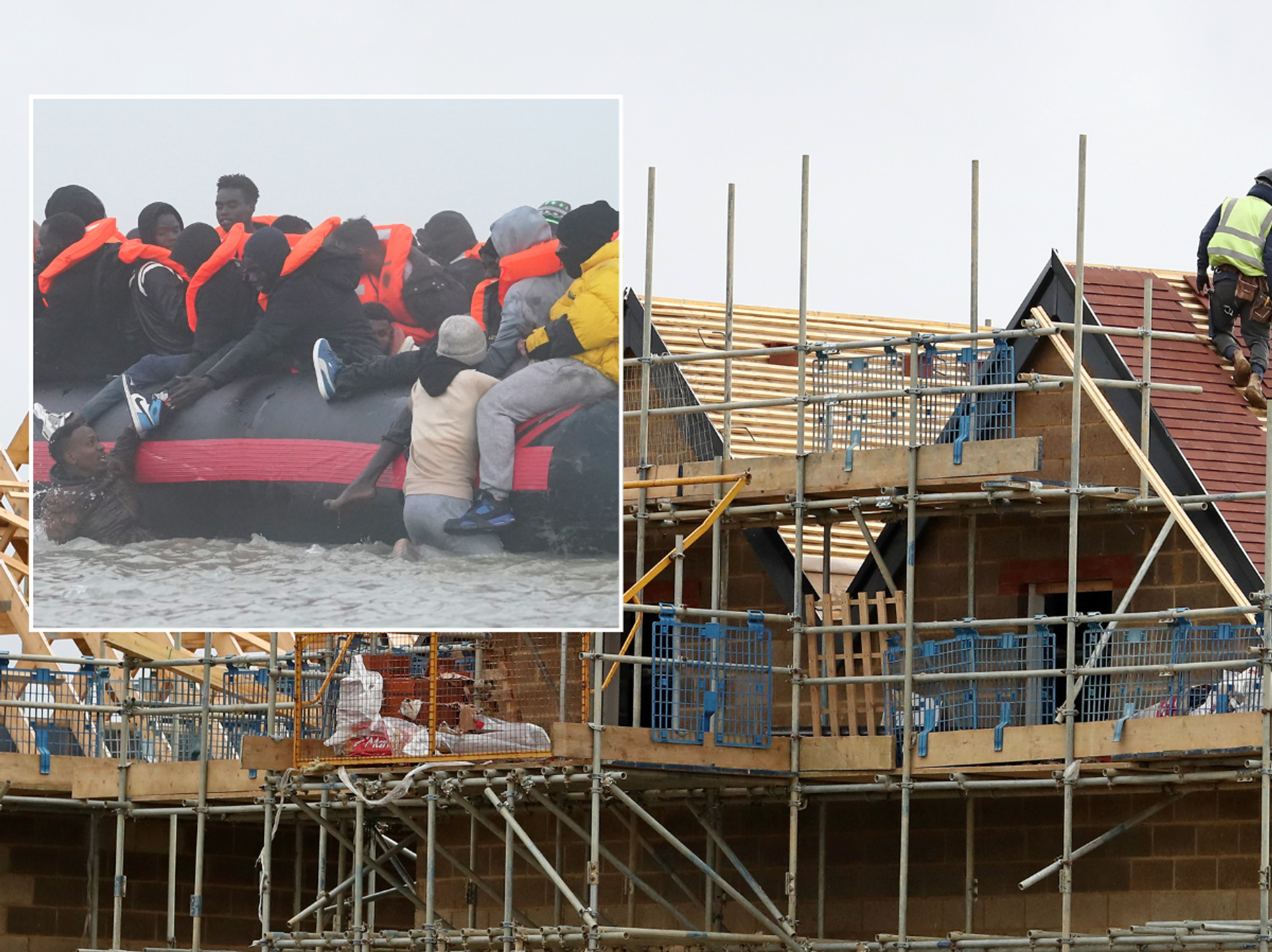Labour 'failing to build enough houses to keep pace with mass migration'