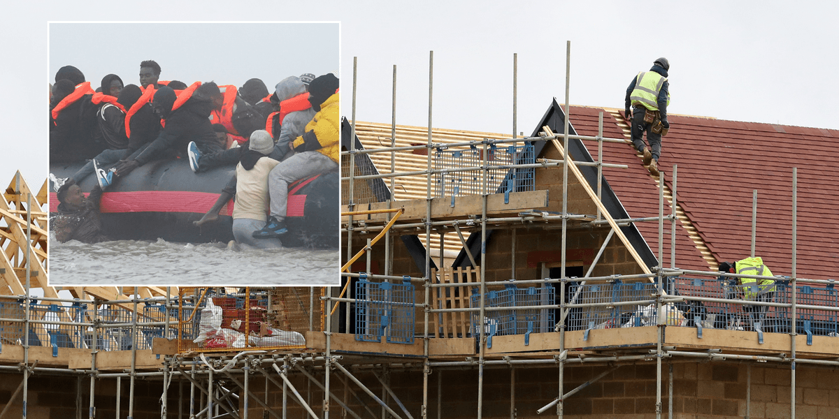 Labour ‘failing to build enough houses to keep pace with mass migration’ Labour ‘failing to build enough houses to keep pace with mass migration’