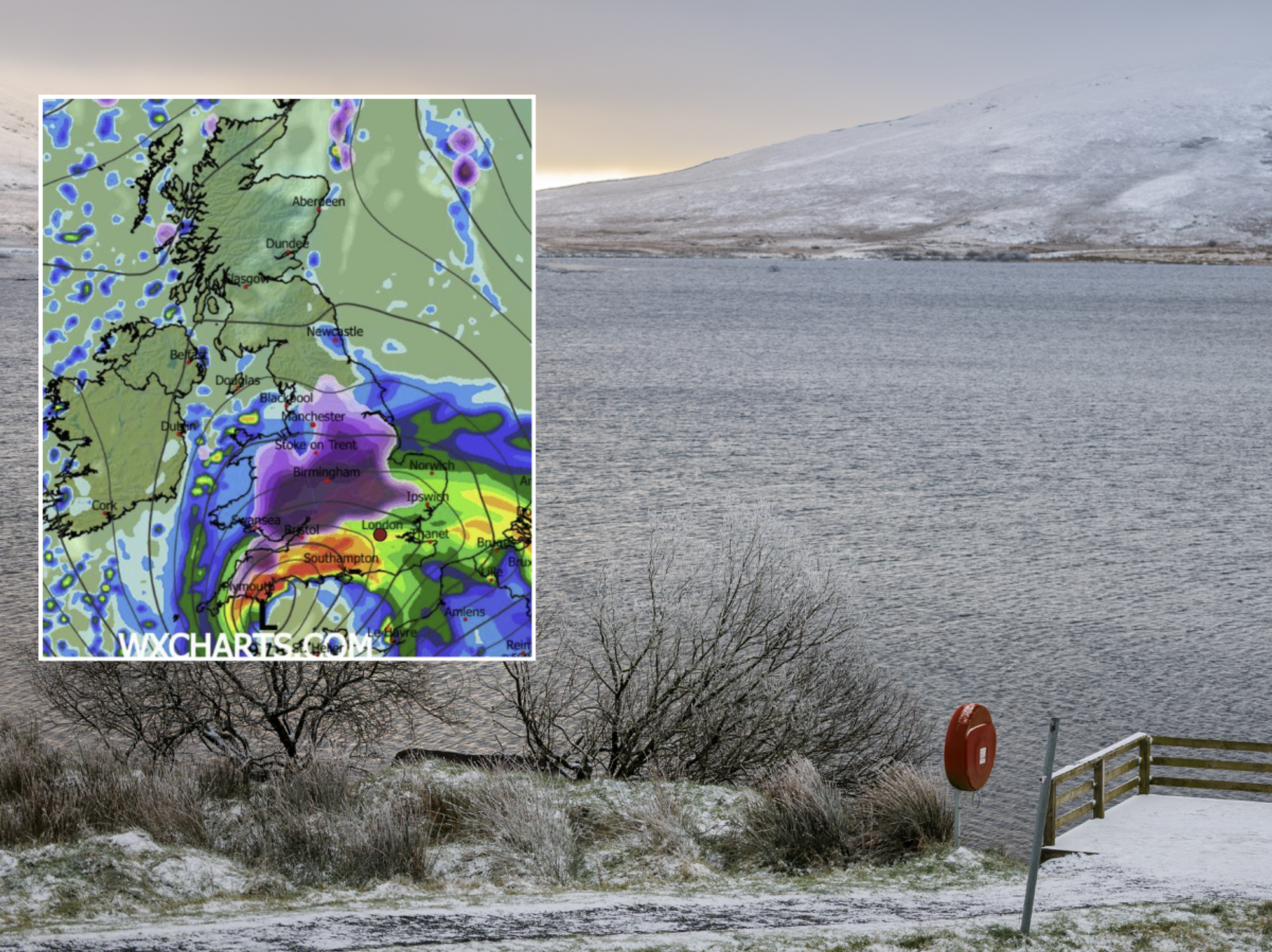 First named storm of the year to hit Britain in just days as more snow expected