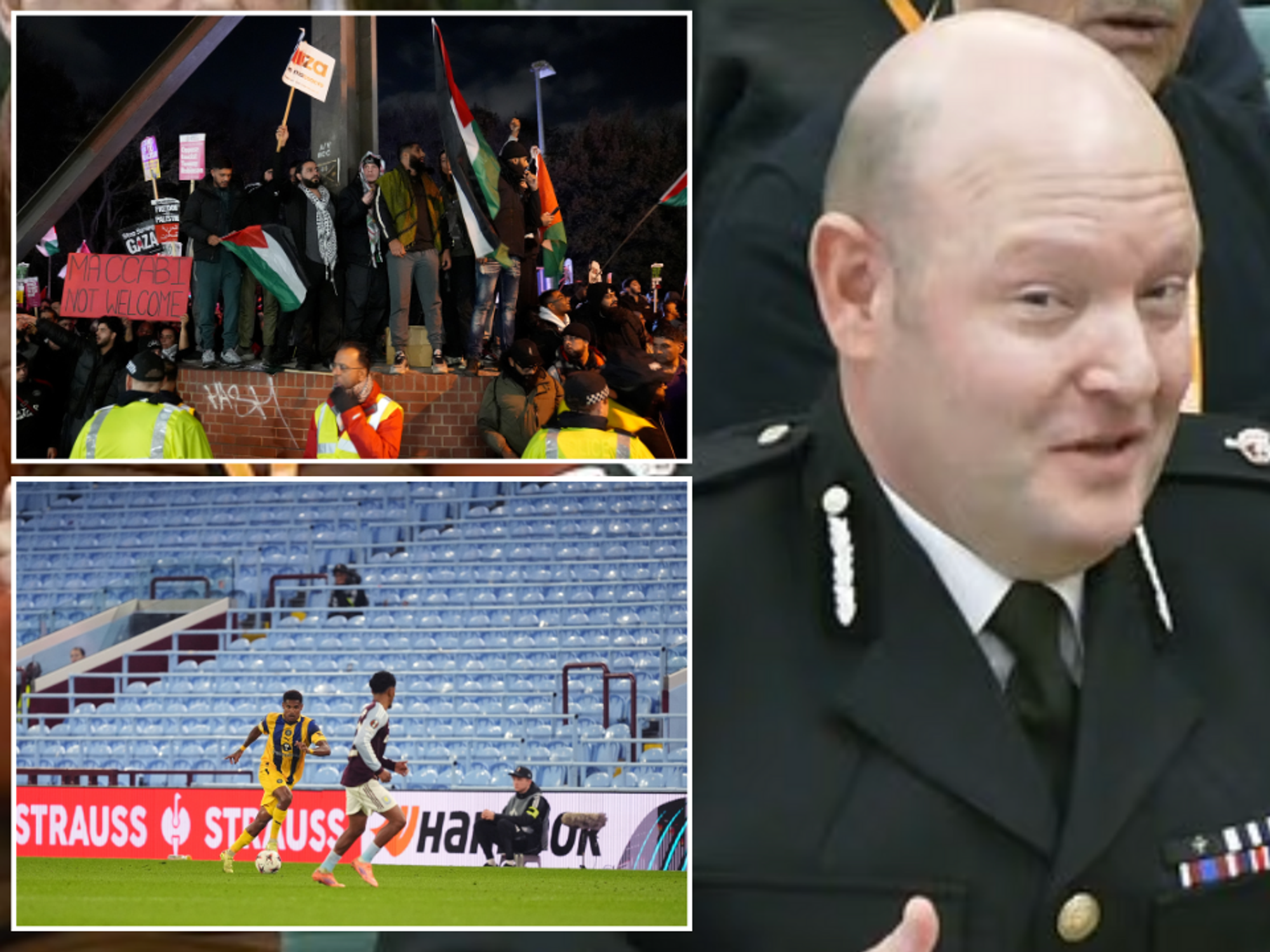 Fury at police chief's bid to COVER UP Islamist threat to Jewish football fans as Israelis blamed instead