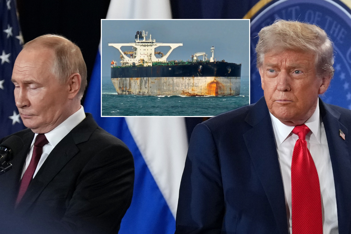 Russia sends submarine to stop Donald Trump seizing runaway tanker as major Atlantic clash looms