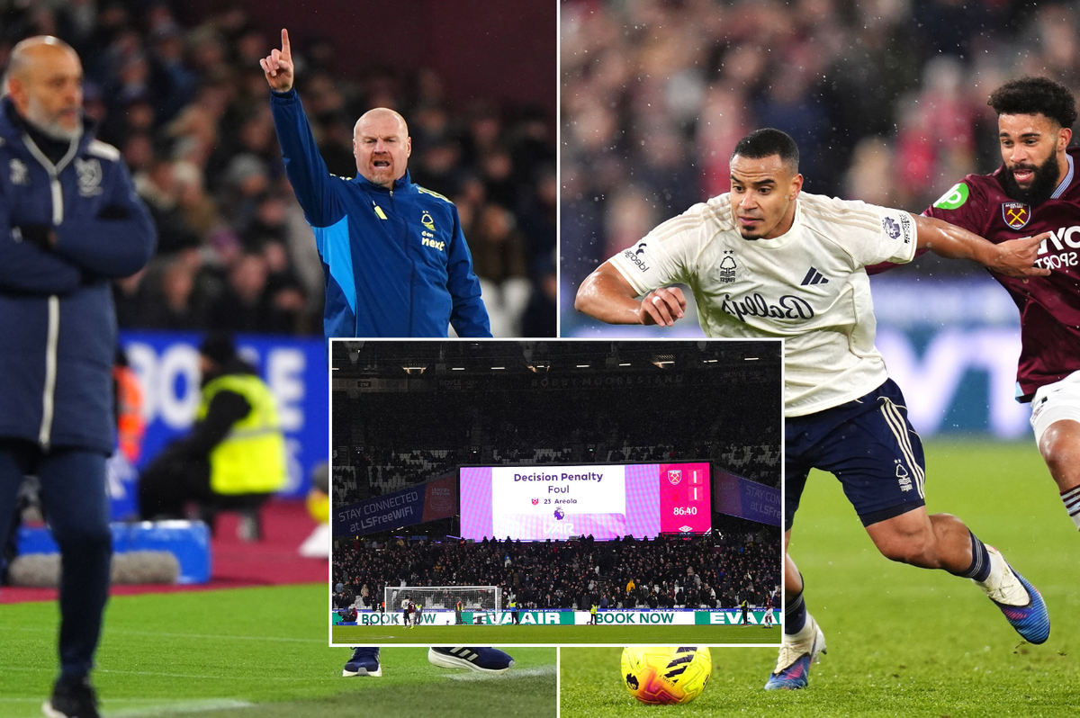 West Ham left furious by VAR calls as Hammers suffer crucial loss to Nottingham Forrest in relegation scrap