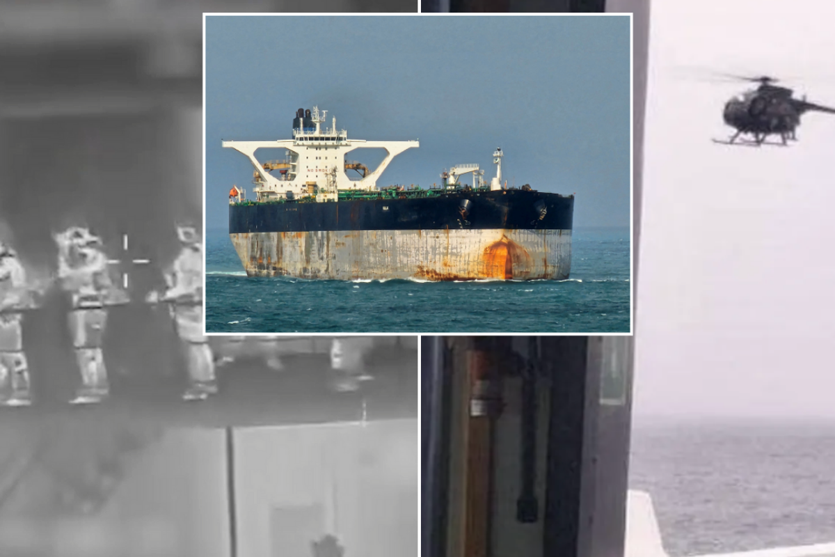 US seizes banned Venezuelan oil tanker off UK coast as Vladimir Putin scrambles navy escort