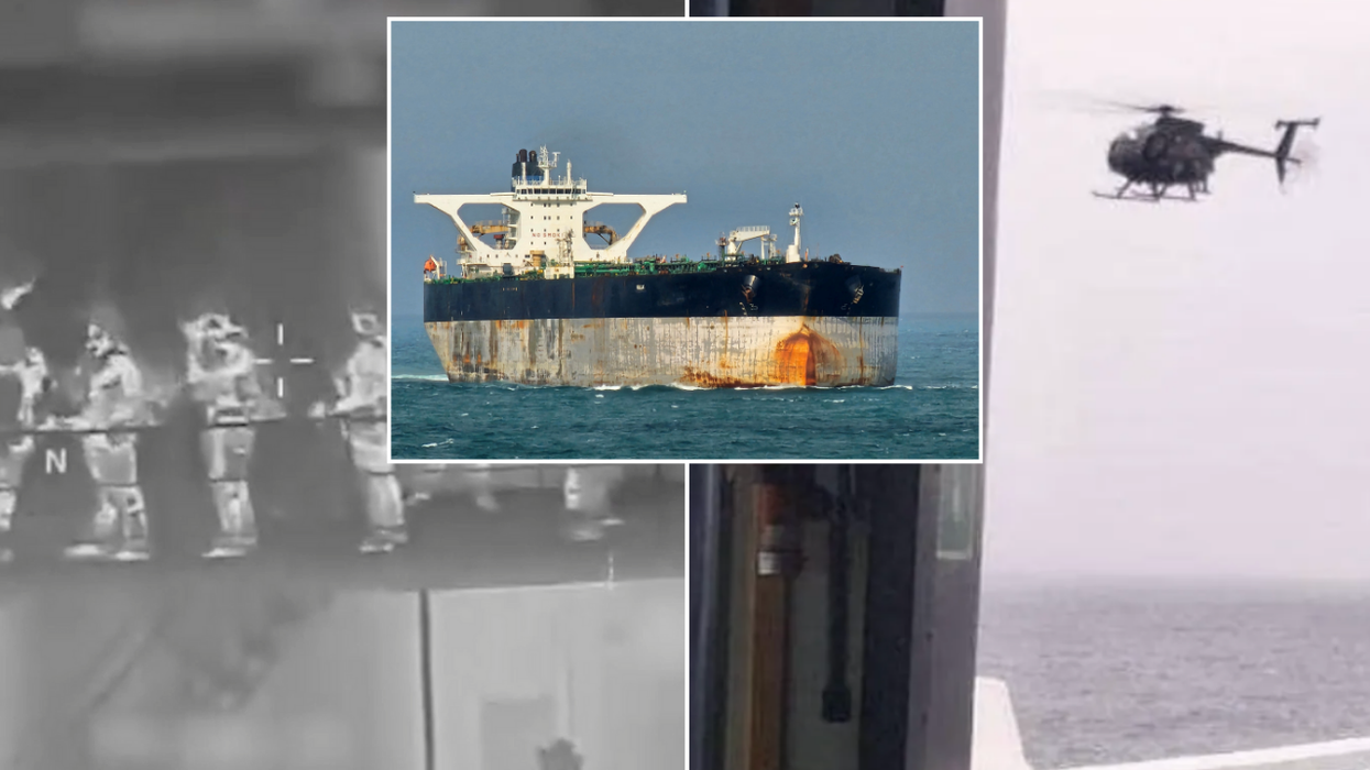 US seizes banned Venezuelan oil tanker off UK coast as Vladimir Putin scrambles navy escort