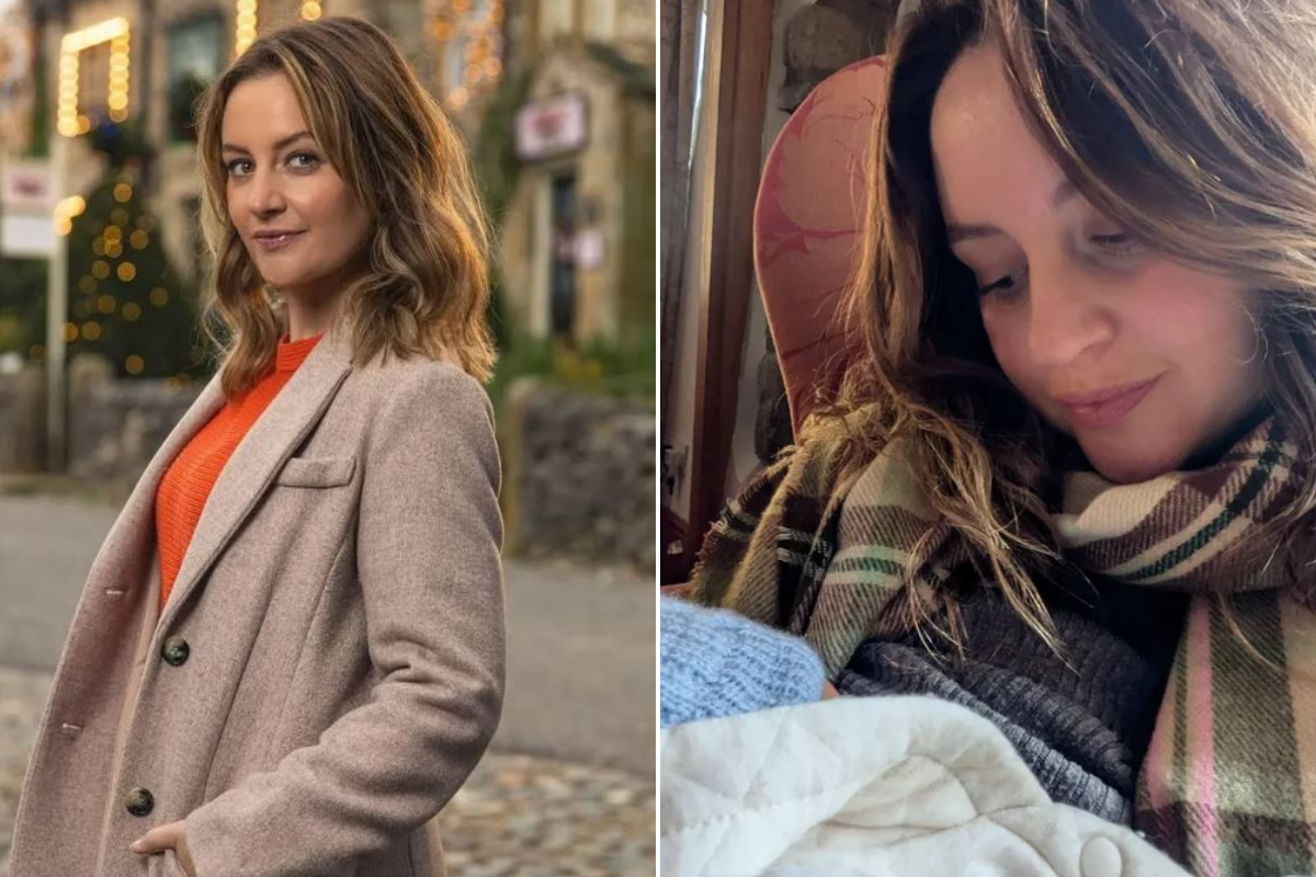 ITV Coronation Street star gives birth to third child as she shares adorable baby name alongside first snaps of newborn: 'Utterly in love!'