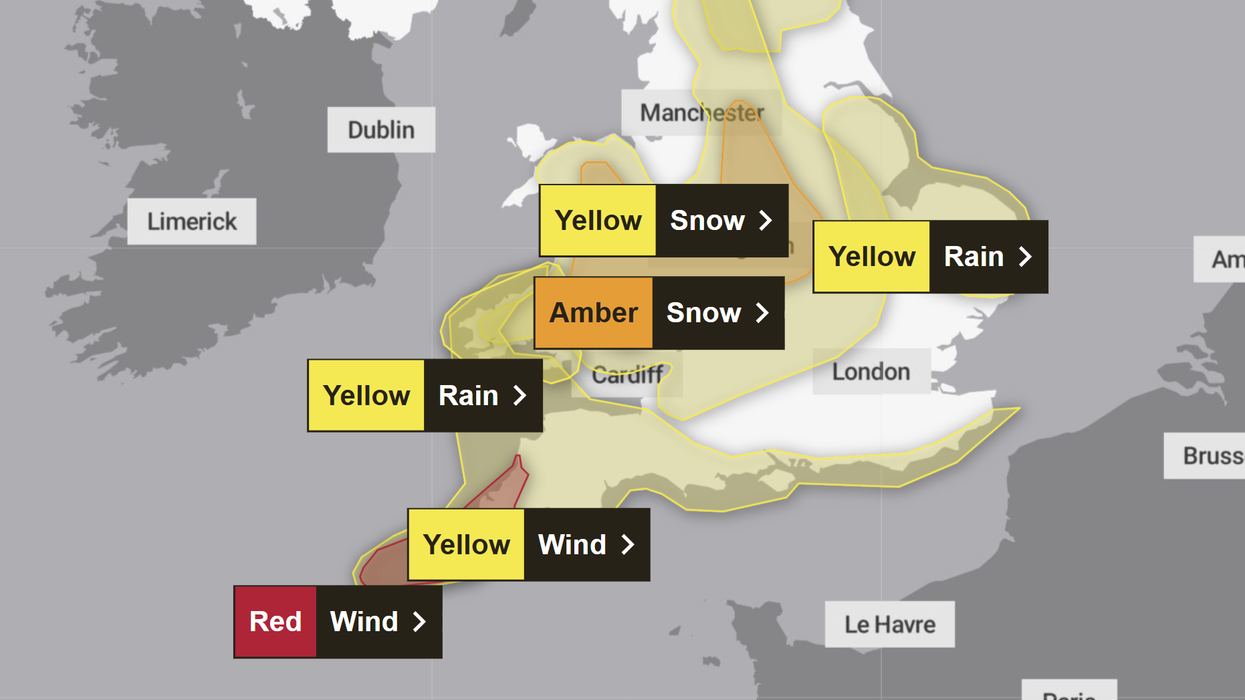 Met Office red weather warning: Extremely rare alert issued as Britons told 'take action now' ove...