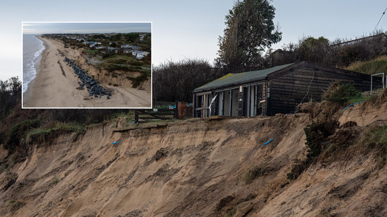 Storm Goretti sparks urgent evacuation as clifftop residents in picturesque village forced to abandon homes