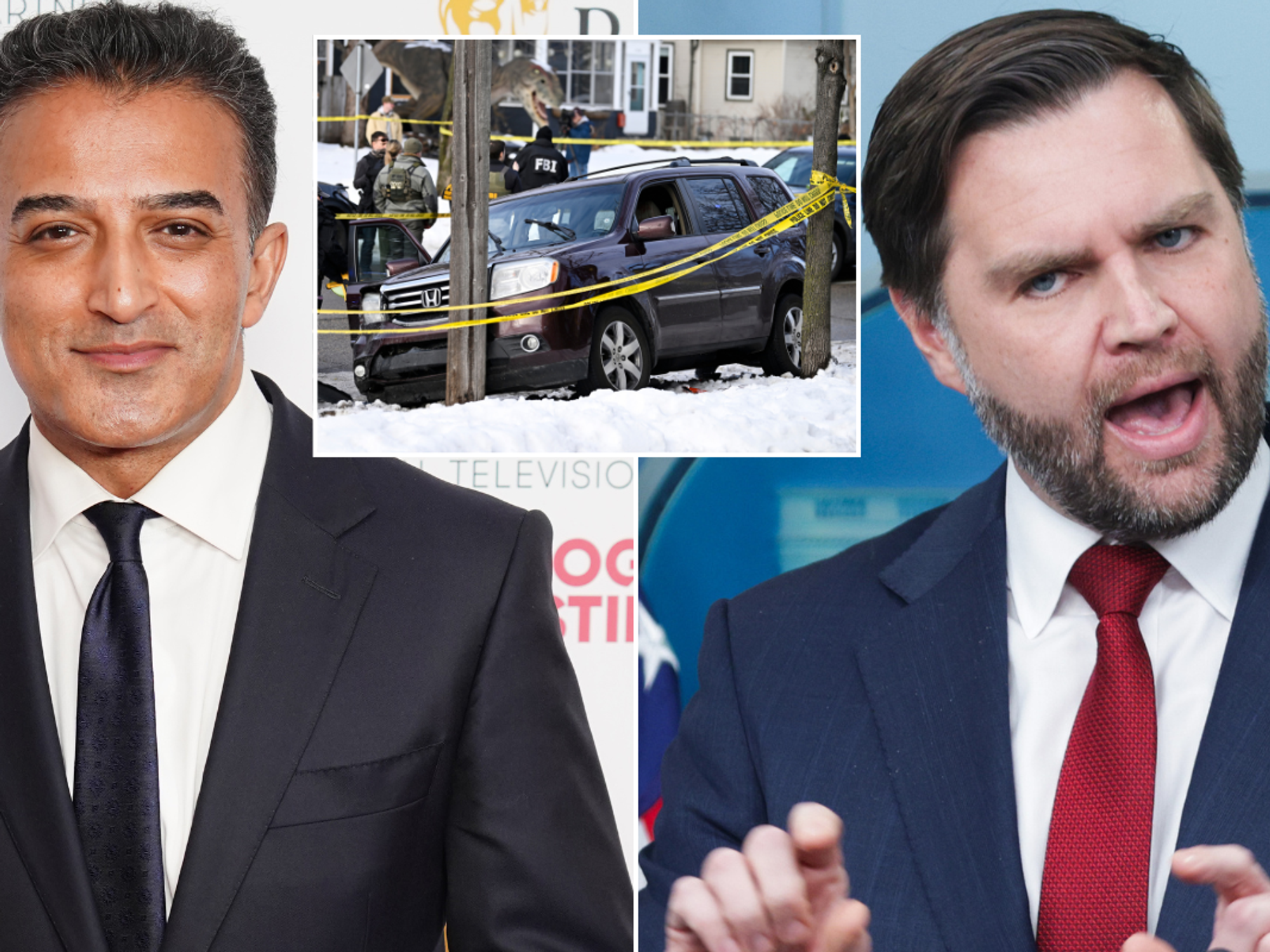 Adil Ray rages at 'insane' JD Vance as ITV GMB star continues political social media tirade after...