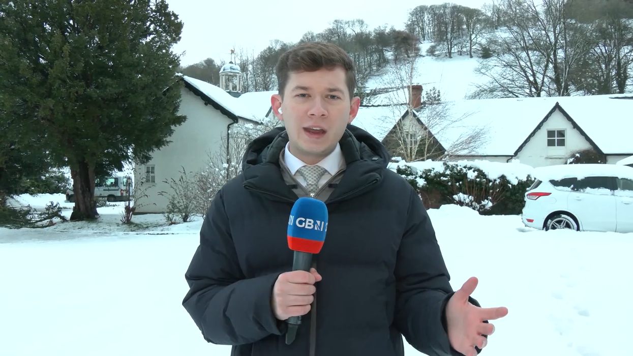 WATCH: Will Godley reports from Wales as Storm Goretti causes chaos with 25cm of snow: 'There's so much, I'm not touching the ground!'