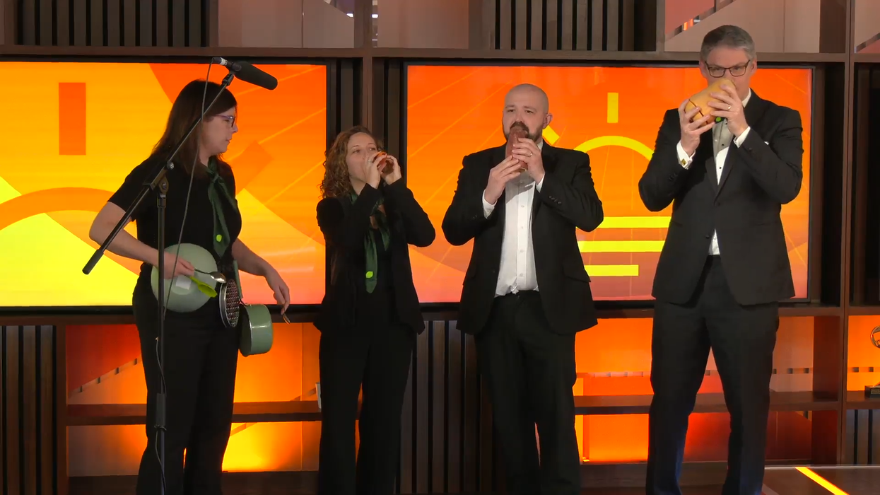 WATCH: The Vegetable Orchestra perform live on GB News