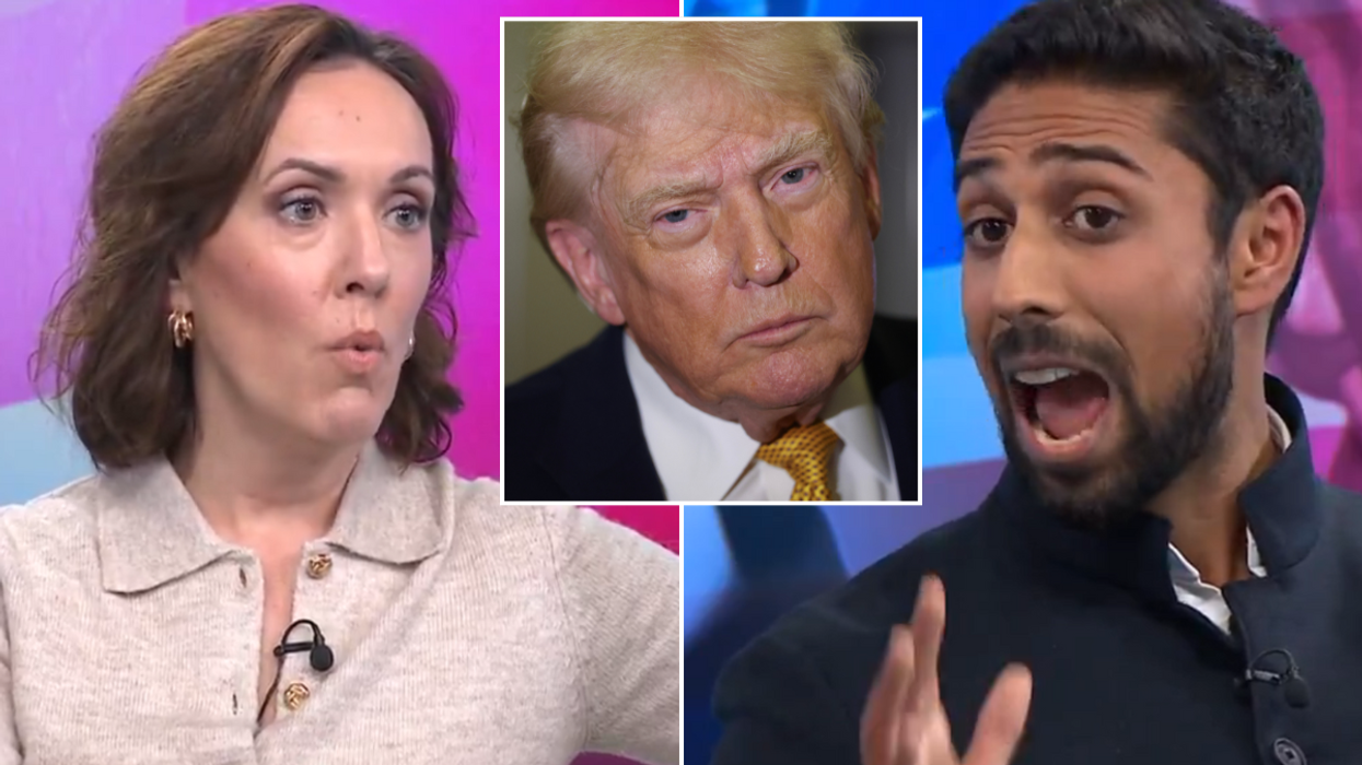 Camilla Tominey forced to shut down BBC Newsnight guest's 'ludicrous' Donald Trump remark as fiery debate erupts: 'Camilla speaking sense!'