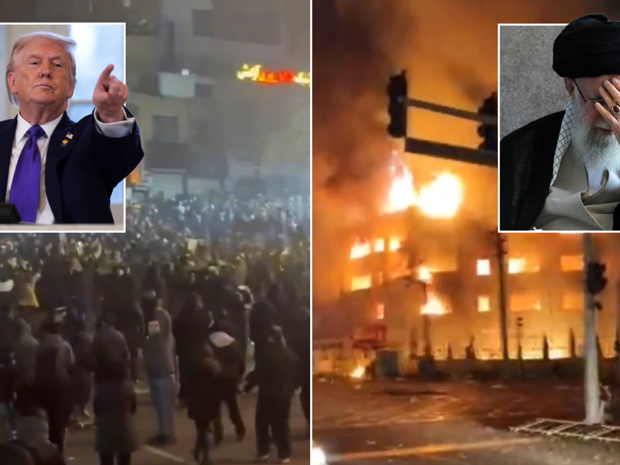 Iran's Ayatollah will FLEE, Donald Trump says as crumbling Islamic Republic readies 'missile cities'