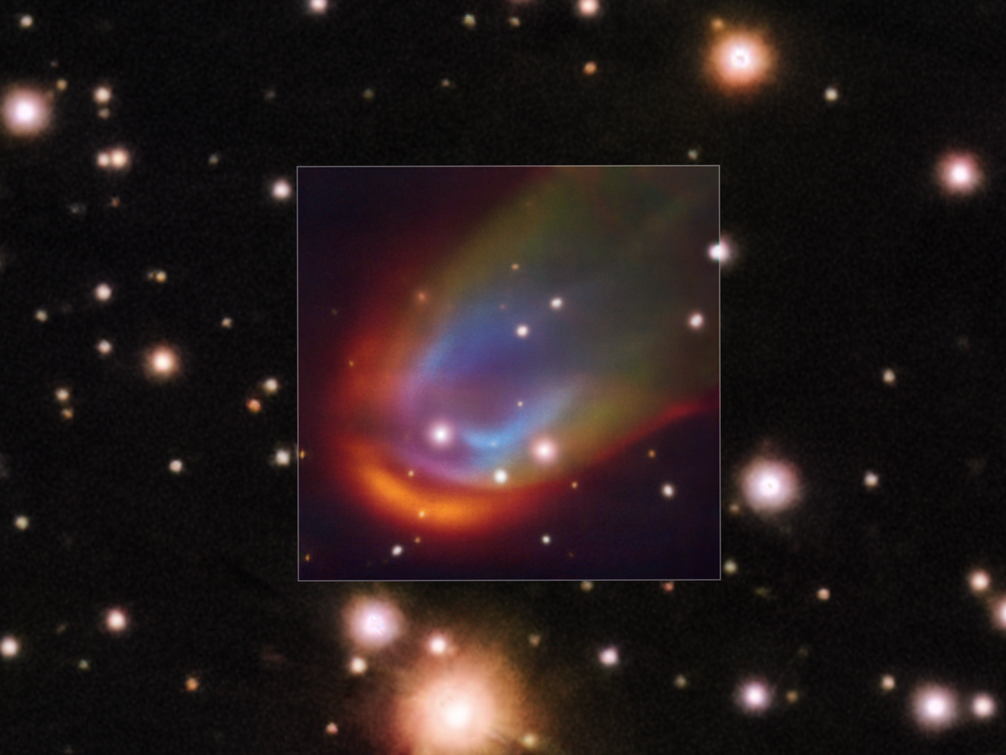 Space breakthrough as mysterious shockwave discovered around dead star for first time in history