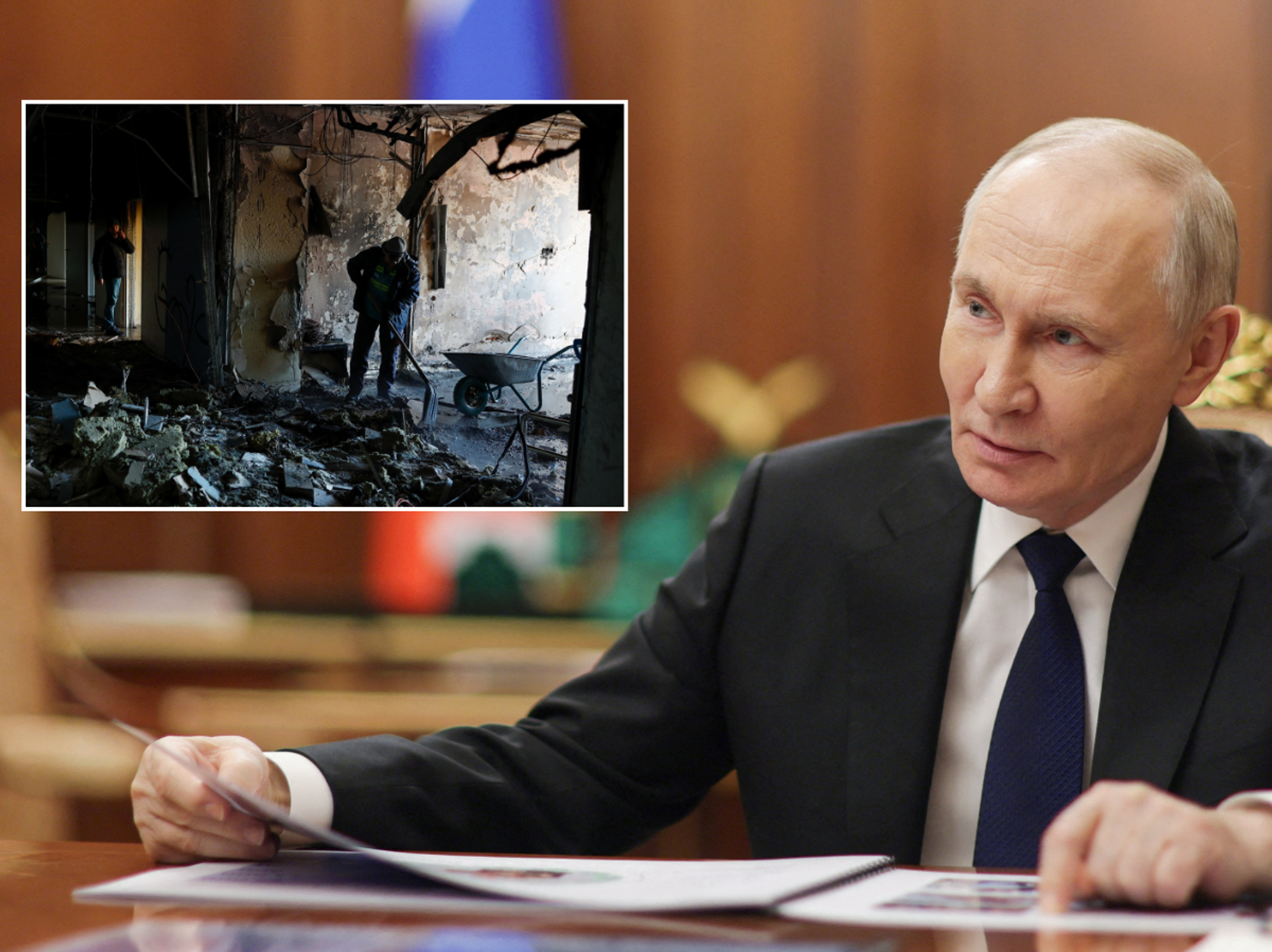 Vladimir Putin rejects Ukraine peace plan AGAIN as Russia claims US-European proposal is 'true ax...