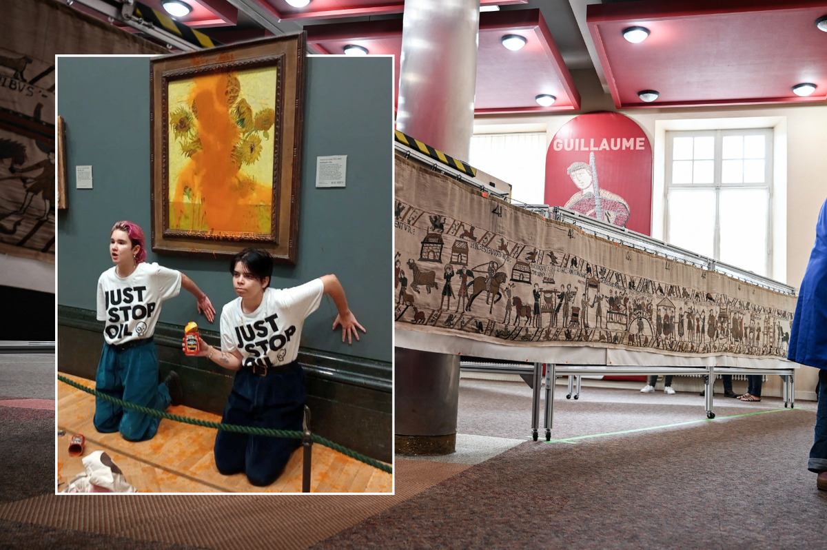 Bayeux Tapestry 'to be brought to Britain in dead of night' to evade threat of protest paint