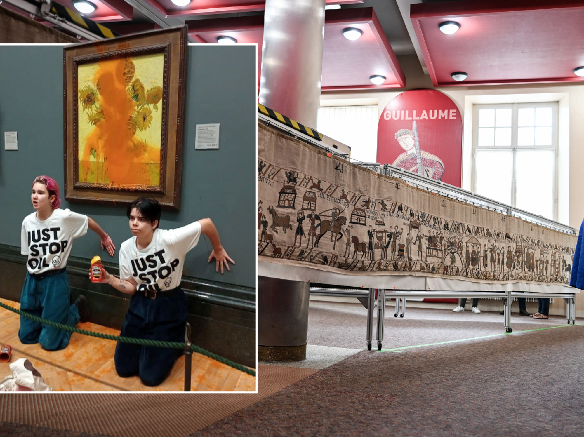 Bayeux Tapestry 'to be brought to Britain in dead of night' to evade threat of protest paint