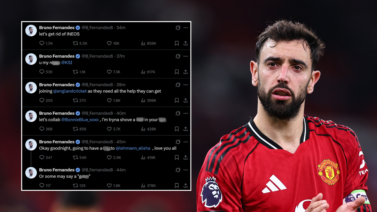 Manchester United forced to issue statement after Bruno Fernandes's X account hacked - as captain 'shares deluge of explicit posts'