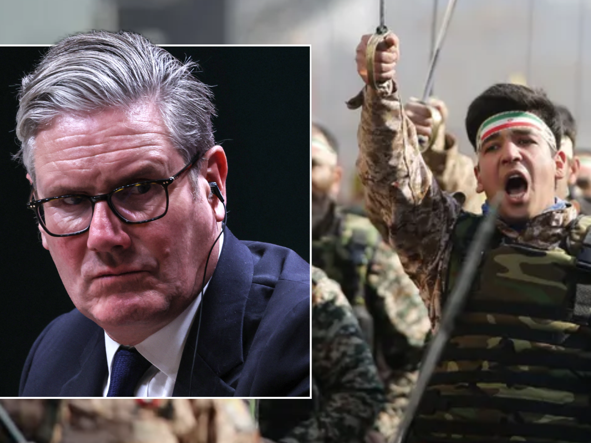Keir Starmer could finally ban Iran's 'terror army' after Nigel Farage urges him to 'stand up to ...