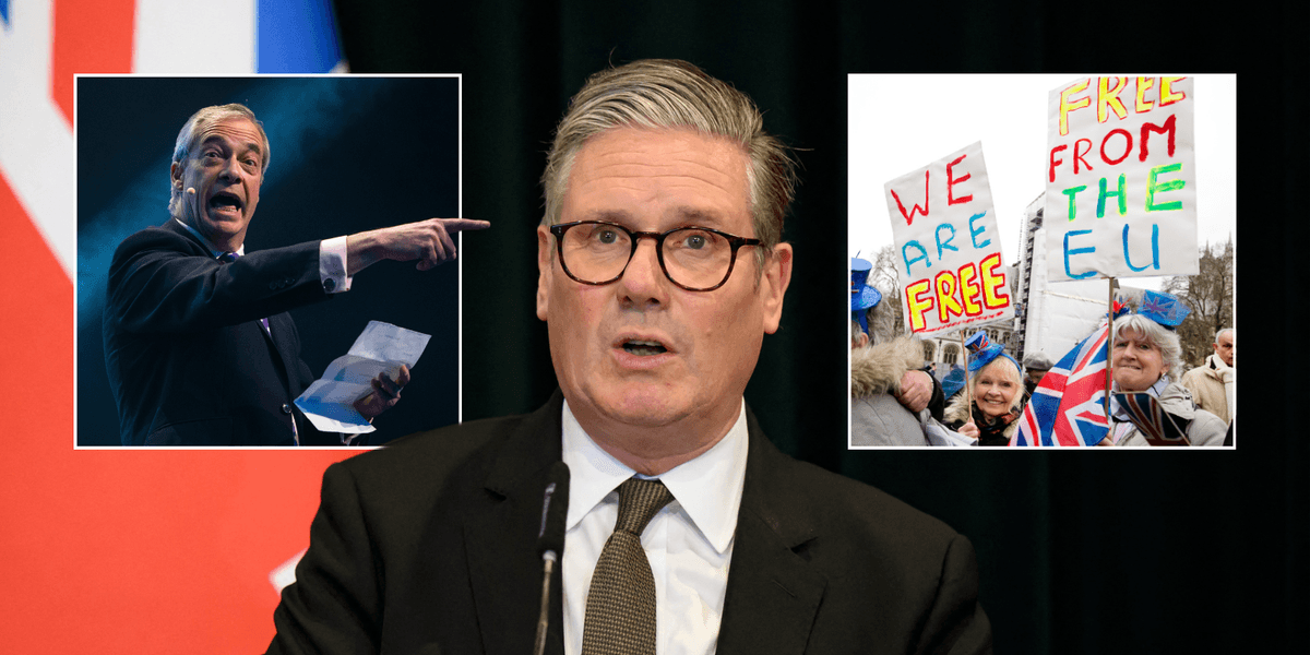 Keir Starmer faces Red Wall revolt to Reform if anti-Brexit rebels defy PM, warns veteran Labour MP Keir Starmer faces Red Wall revolt to Reform if anti-Brexit rebels defy PM, warns veteran Labour MP