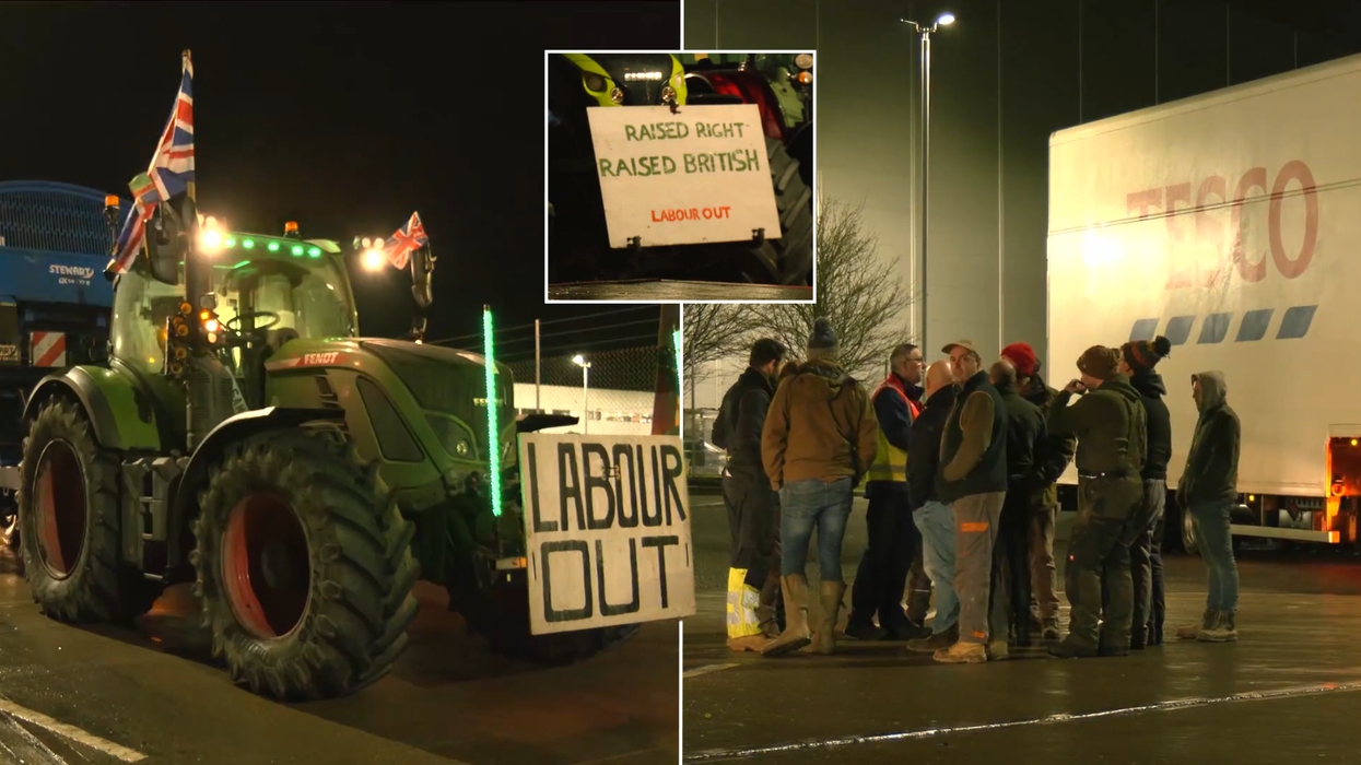 Farmers launch surprise 'Labour out' supermarket blockade in demand for FULL inheritance tax U-turn