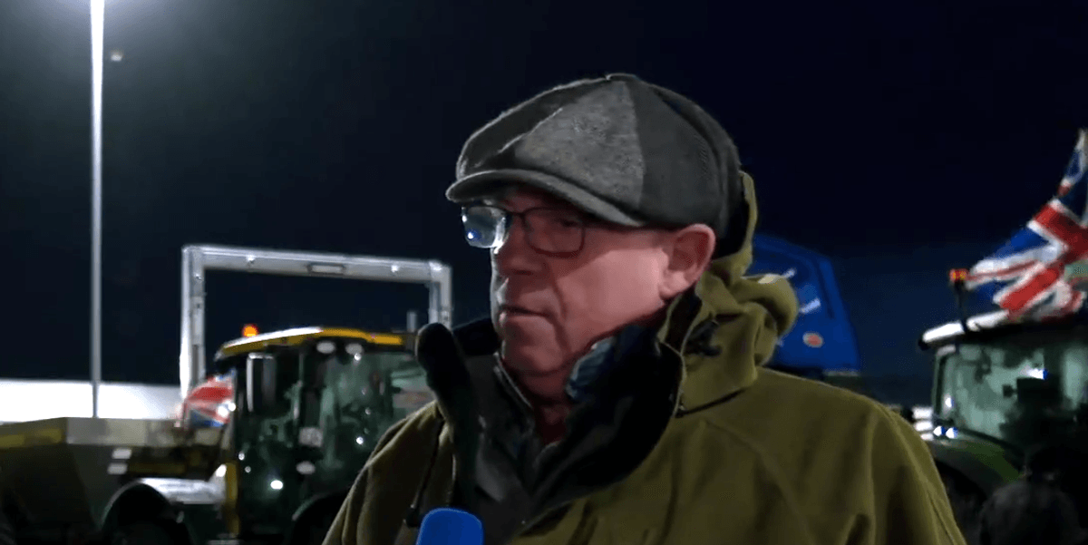 Protesting farmer issues direct plea to Keir Starmer amid surprise overnight blockade Protesting farmer issues direct plea to Keir Starmer amid surprise overnight blockade