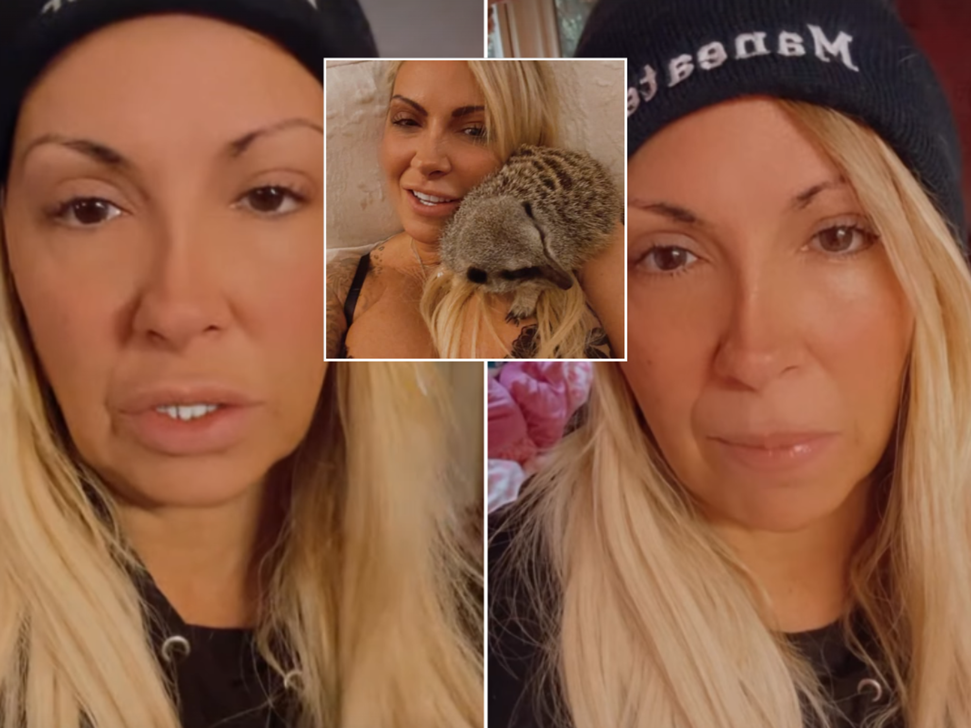 Jodie Marsh 'broken beyond belief' as devastating fire kills two baby animals at her Essex sanctuary