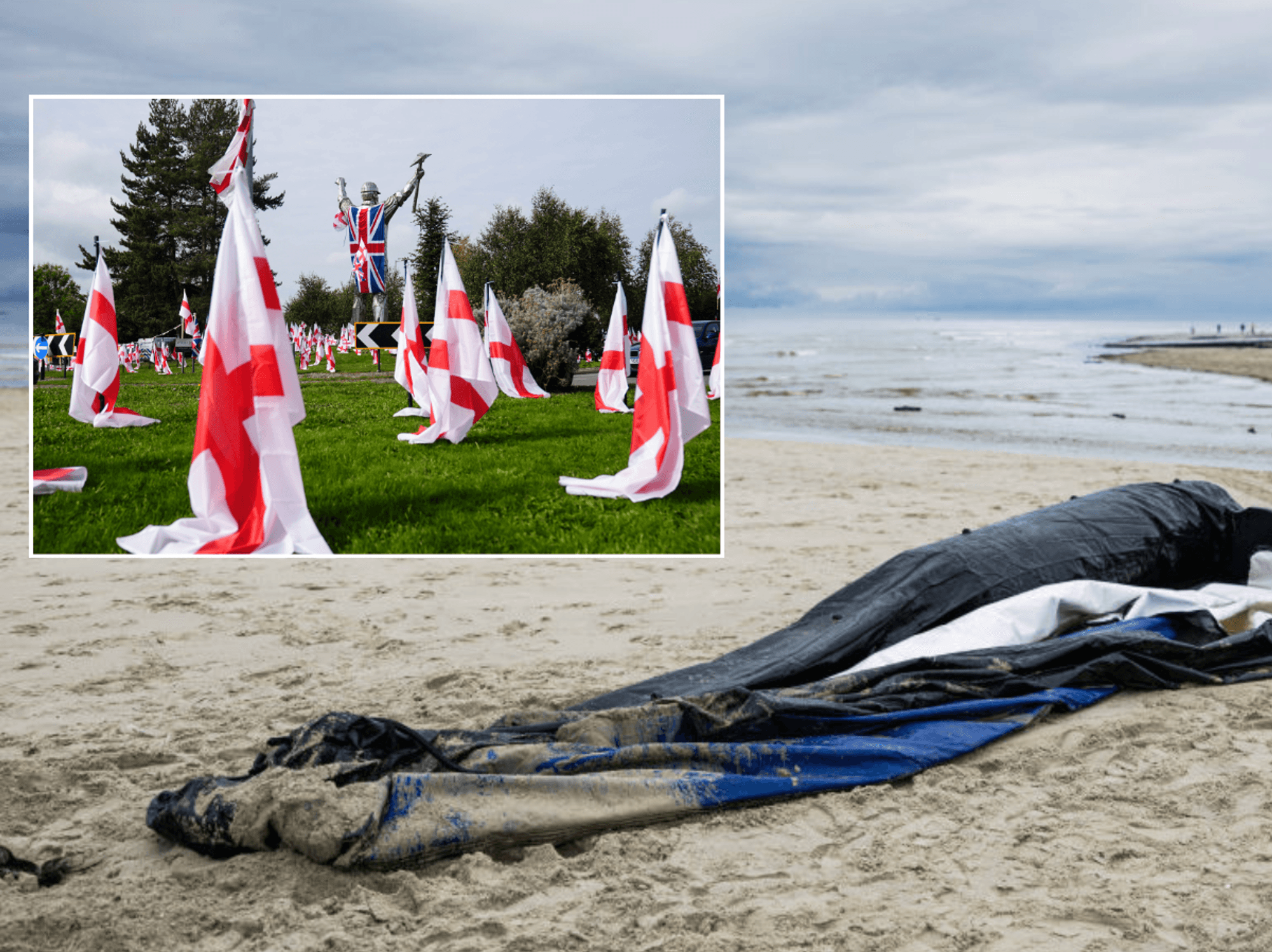 British men who stopped migrant boats from crossing Channel have been BANNED in France after bein...