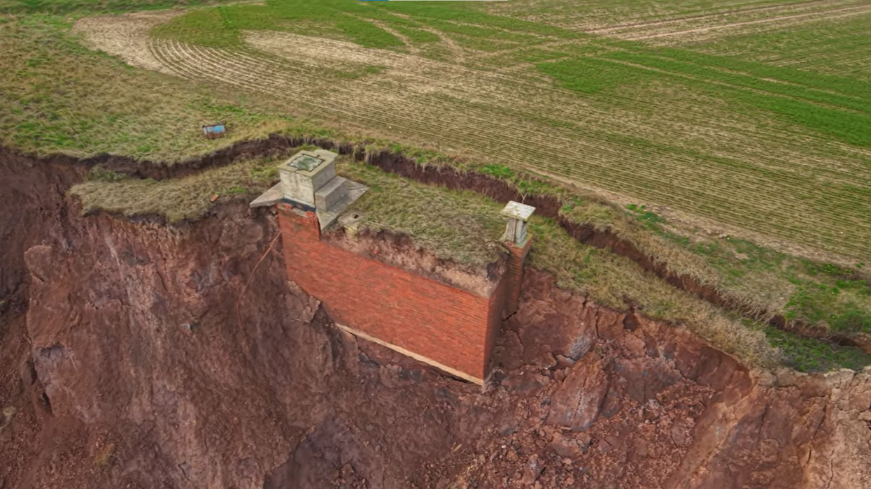 Nuclear bunker on brink of collapse after coastal erosion leaves it exposed to nature